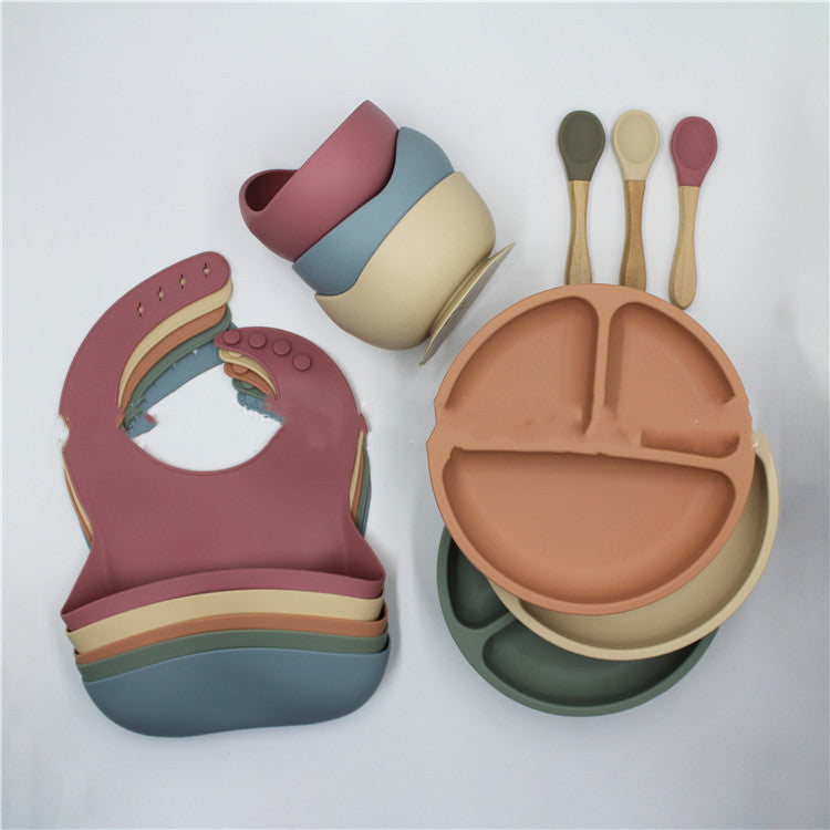4-Piece Silicone Mealtime Training Set