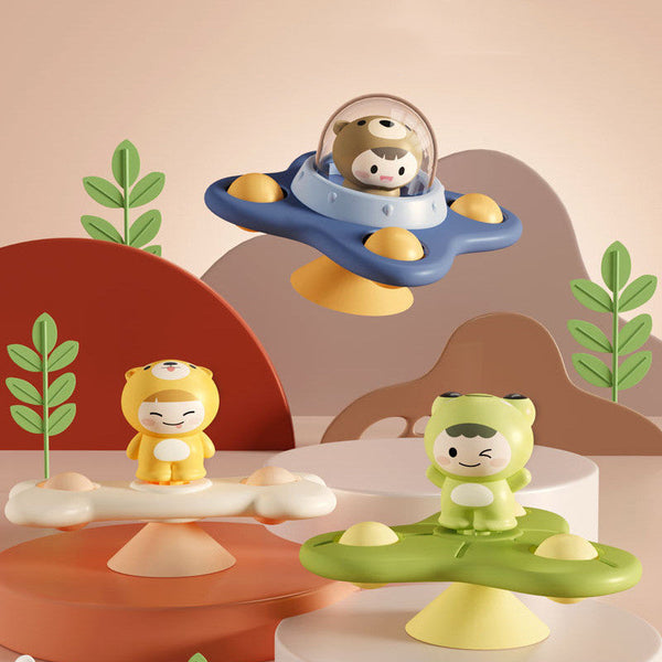 Suction Cup Sensory Spinner & Teether Toy