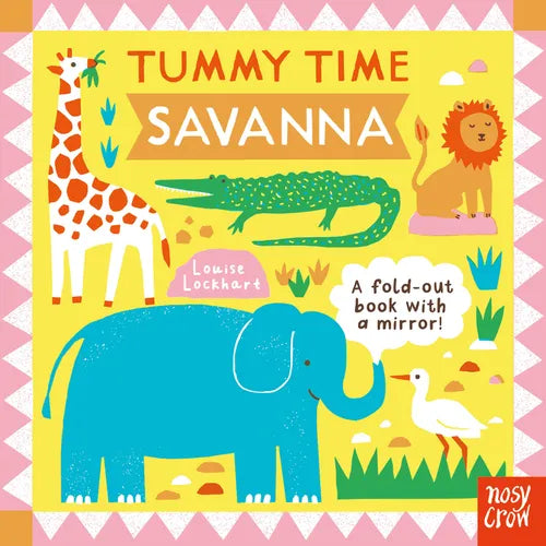 Tummy Time Savanna Visual Board Book
