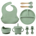 8-Piece Silicone Mealtime Training Set