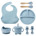8-Piece Silicone Mealtime Training Set