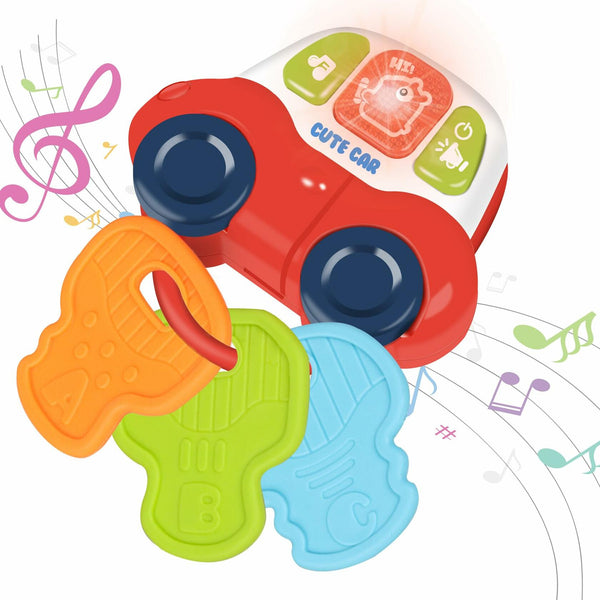 Montessori Sensory Key Teether & Rattle