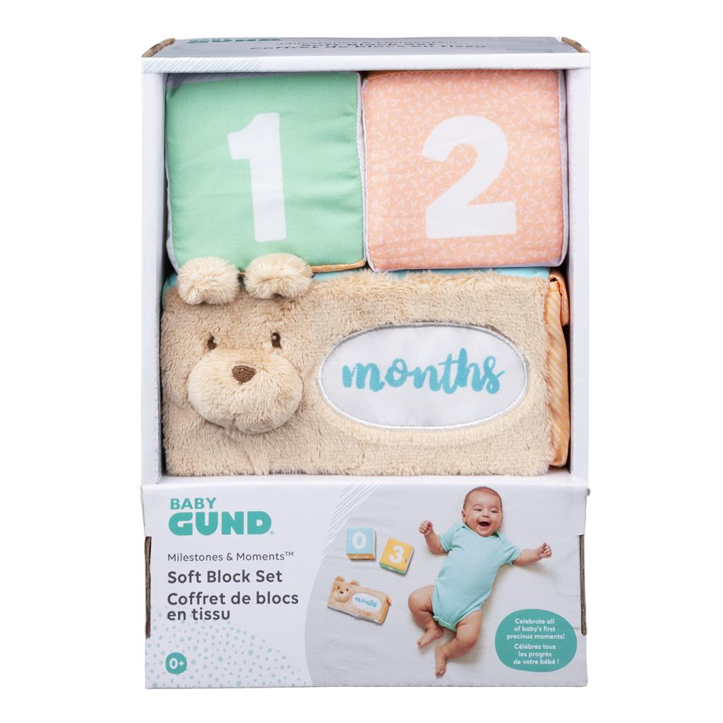 Baby Milestone Soft Block Set