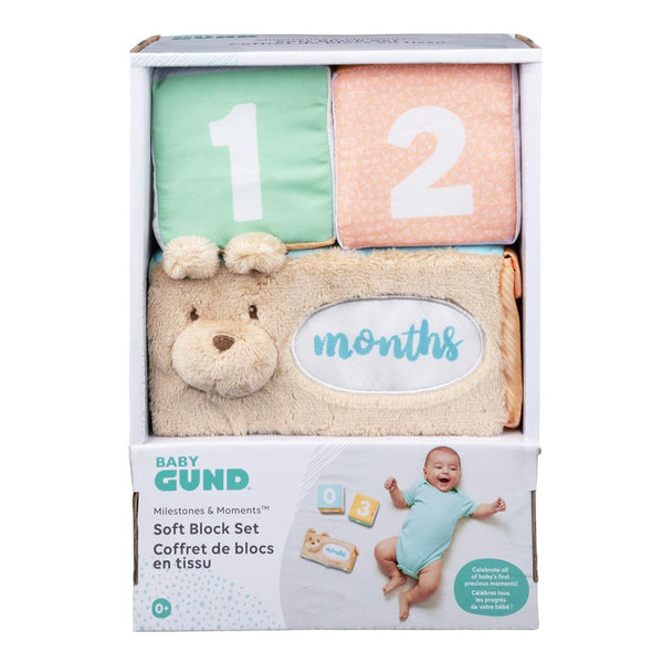 Baby Milestone Soft Block Set