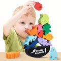 Wooden Animal Stacking Tower
